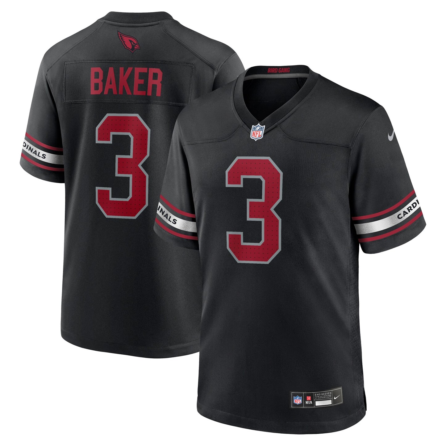 Budda Baker Arizona Cardinals Nike Game Jersey - Black