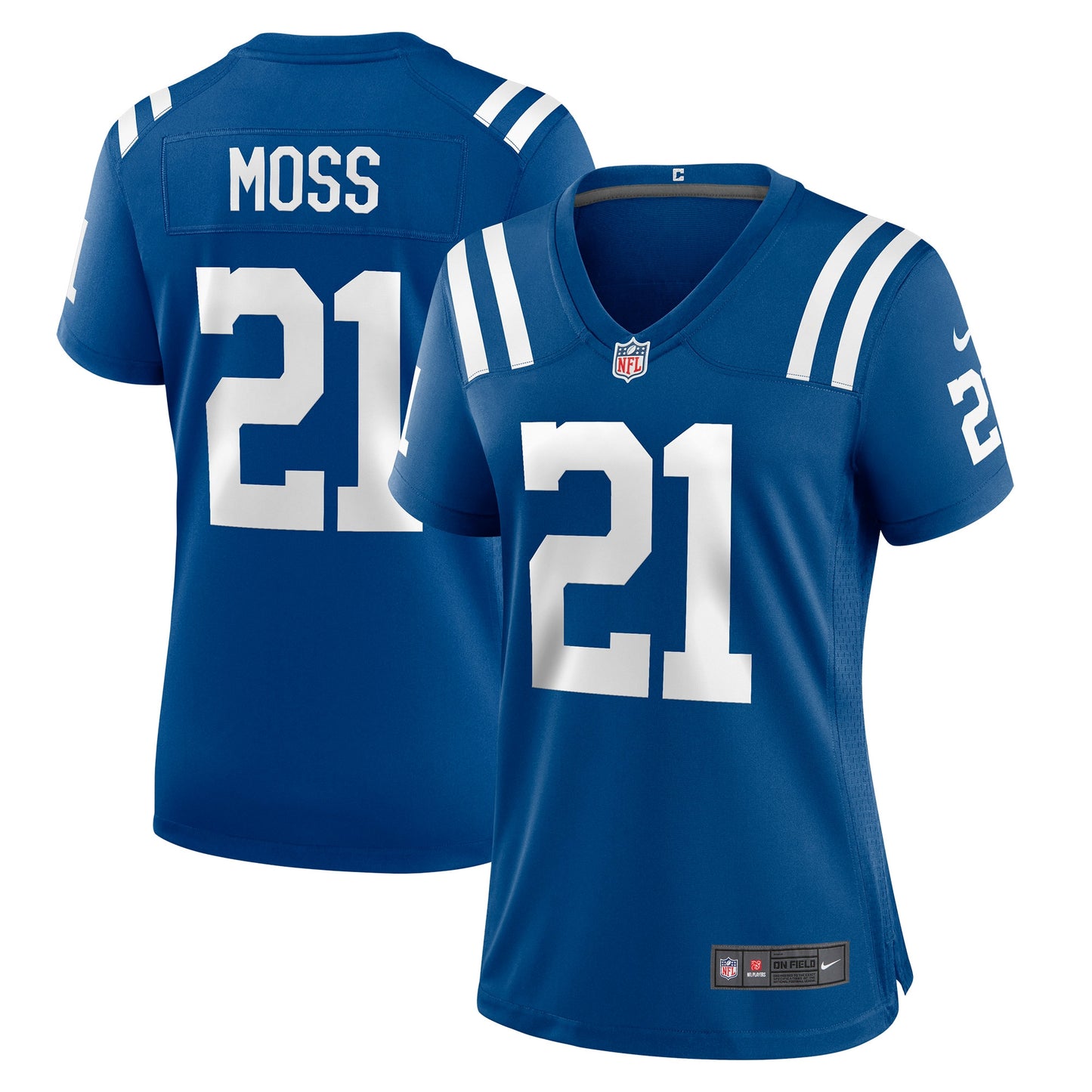 Zack Moss Indianapolis Colts Nike Women's Game Player Jersey - Royal