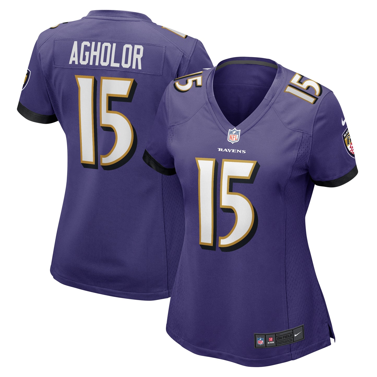 Nelson Agholor Baltimore Ravens Nike Women's Game Jersey - Purple