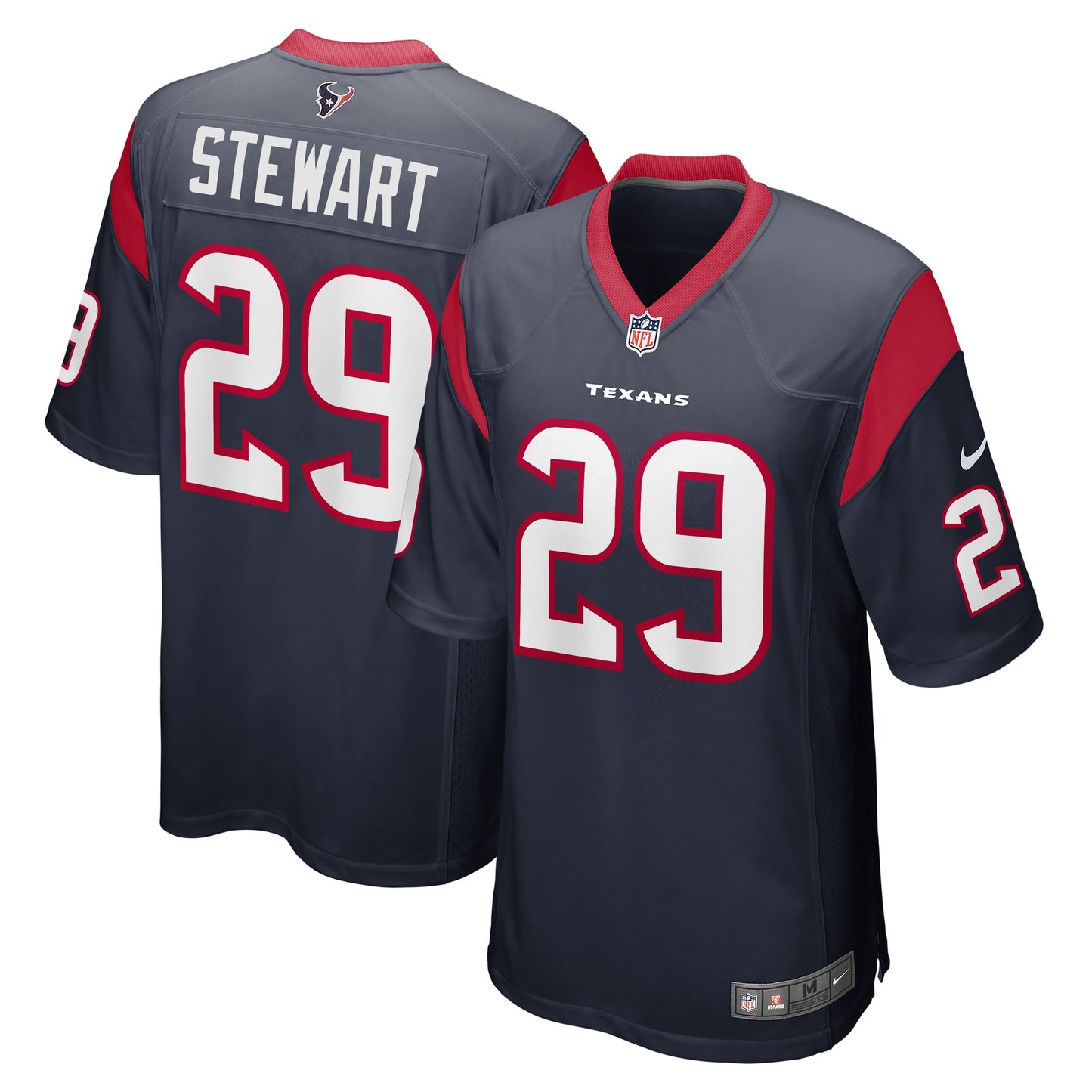 M.J. Stewart Houston Texans Nike Game Player Jersey - Navy