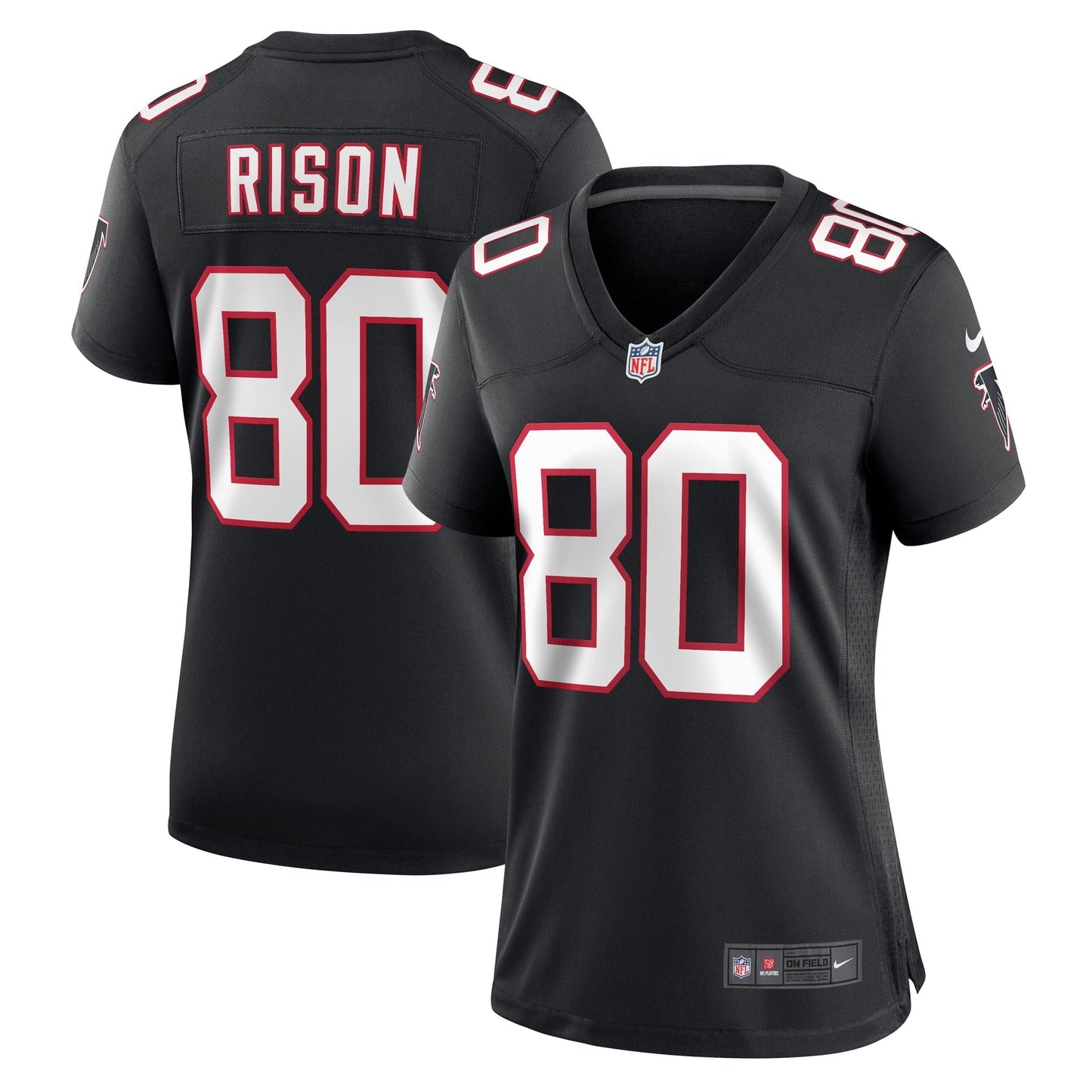 Women's Nike Andre Rison Black Atlanta Falcons Retired Player Jersey