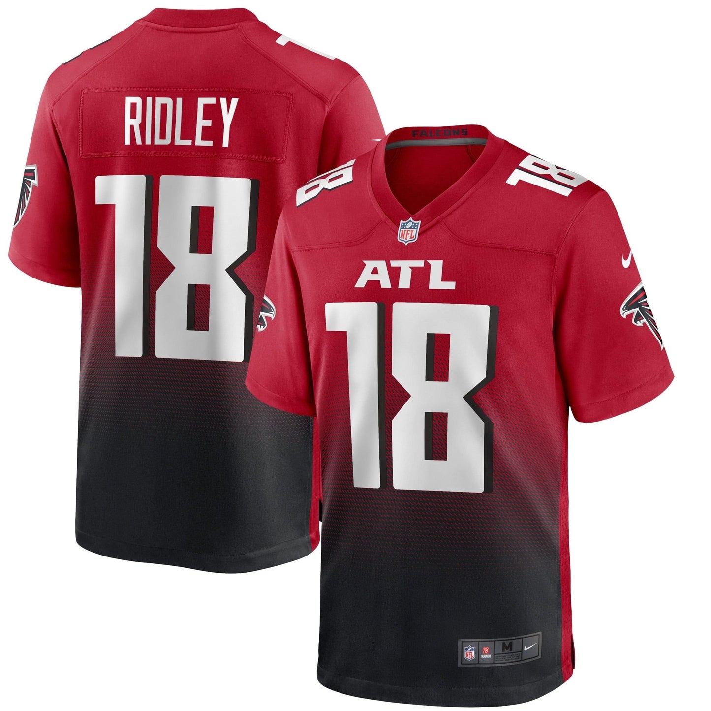 Men's Nike Calvin Ridley Red Atlanta Falcons 2nd Alternate Game Jersey